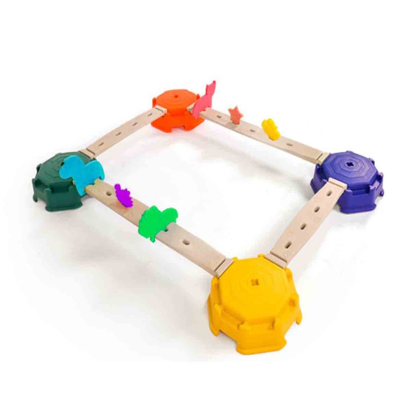 Barra de equilibrio para casa – camino sensorial Zoo