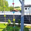 gym climbing rope with supports outdoor 2 m10