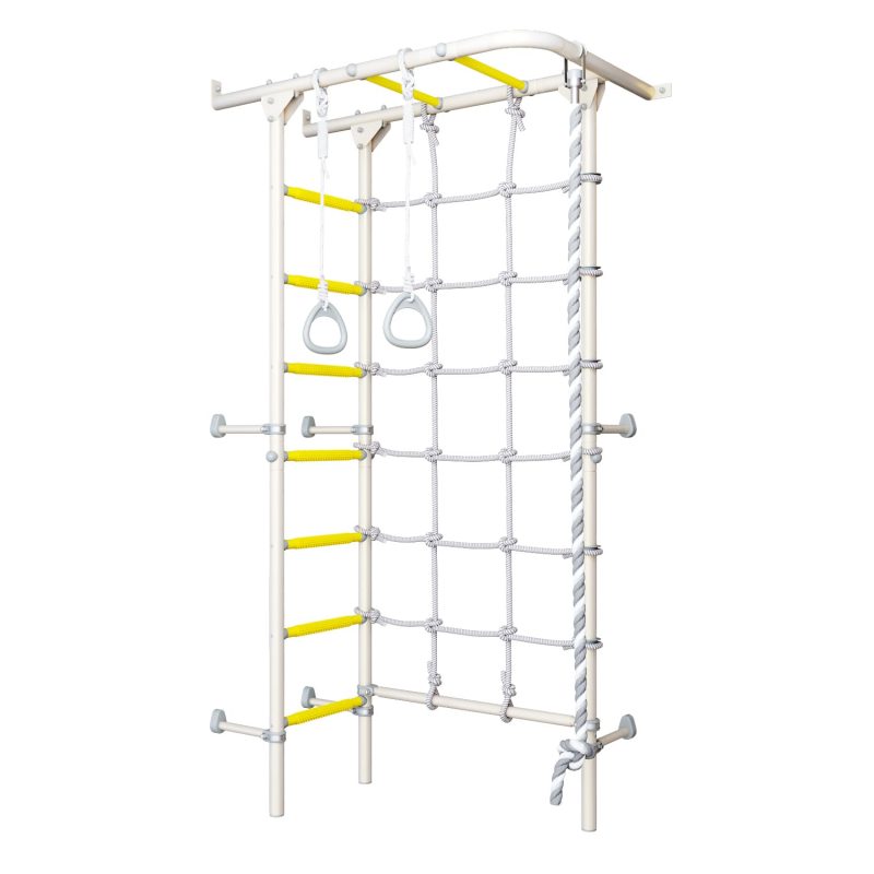 Espaldera de gimnasio con barras de mono Next 4 - yellow - light grey